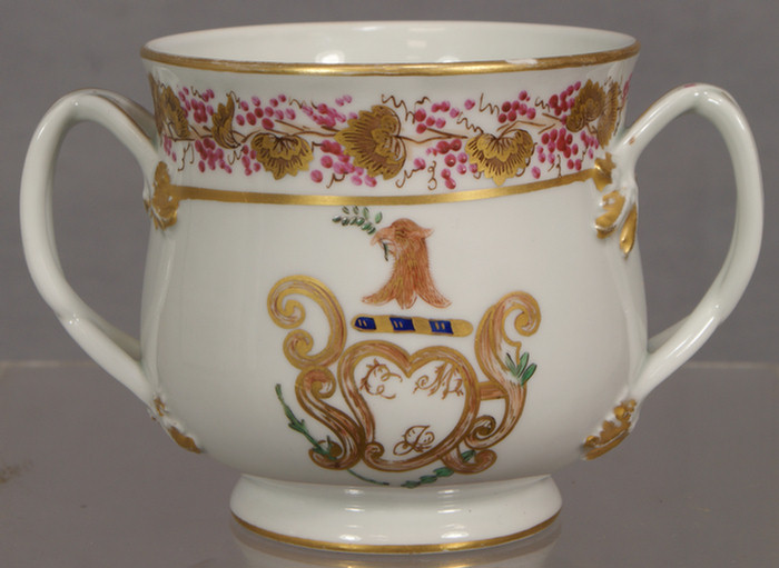 Appraisal: Chinese Export handled cup Thomas AP Catesby Jones pcs in