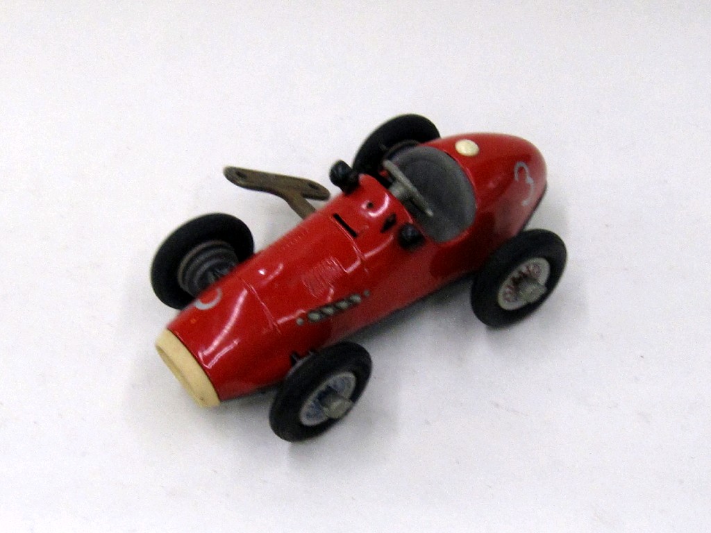 Appraisal: Schuco racing car in red livery and numbered