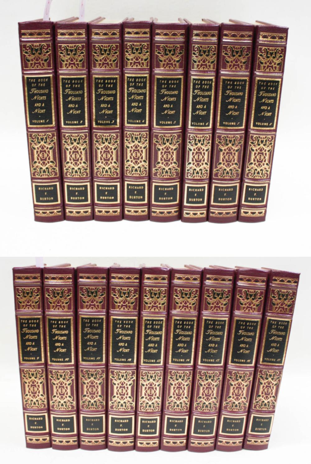 Appraisal: SEVENTEEN VOLUME LEATHER BOUND BOOK SET BY EASTON PRESS The