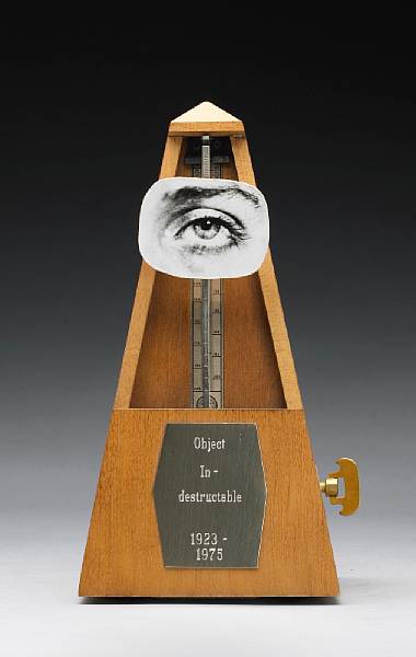 Appraisal: Man Ray American - Object Indestructable see Schwarz Sers Three-dimensional