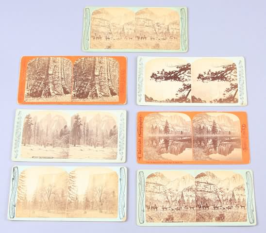 Appraisal: Grouping of Stereoviews by Charles Bierstadt Niagara Fall New York