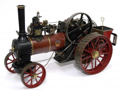 Appraisal: A scale coal fired Allchin traction engine single cylinder Stephensons