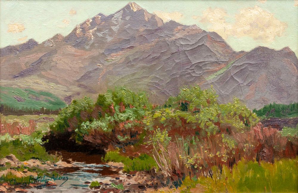 Appraisal: Charles Partridge Adams American - Mountain Landscape Charles Partridge Adams