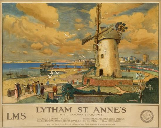 Appraisal: BIRCH Samuel John Larmona RWSLYTHAM ST ANNES LMS lithograph in