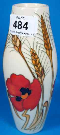 Appraisal: Moorcroft vase Decorated with Poppies and Corn