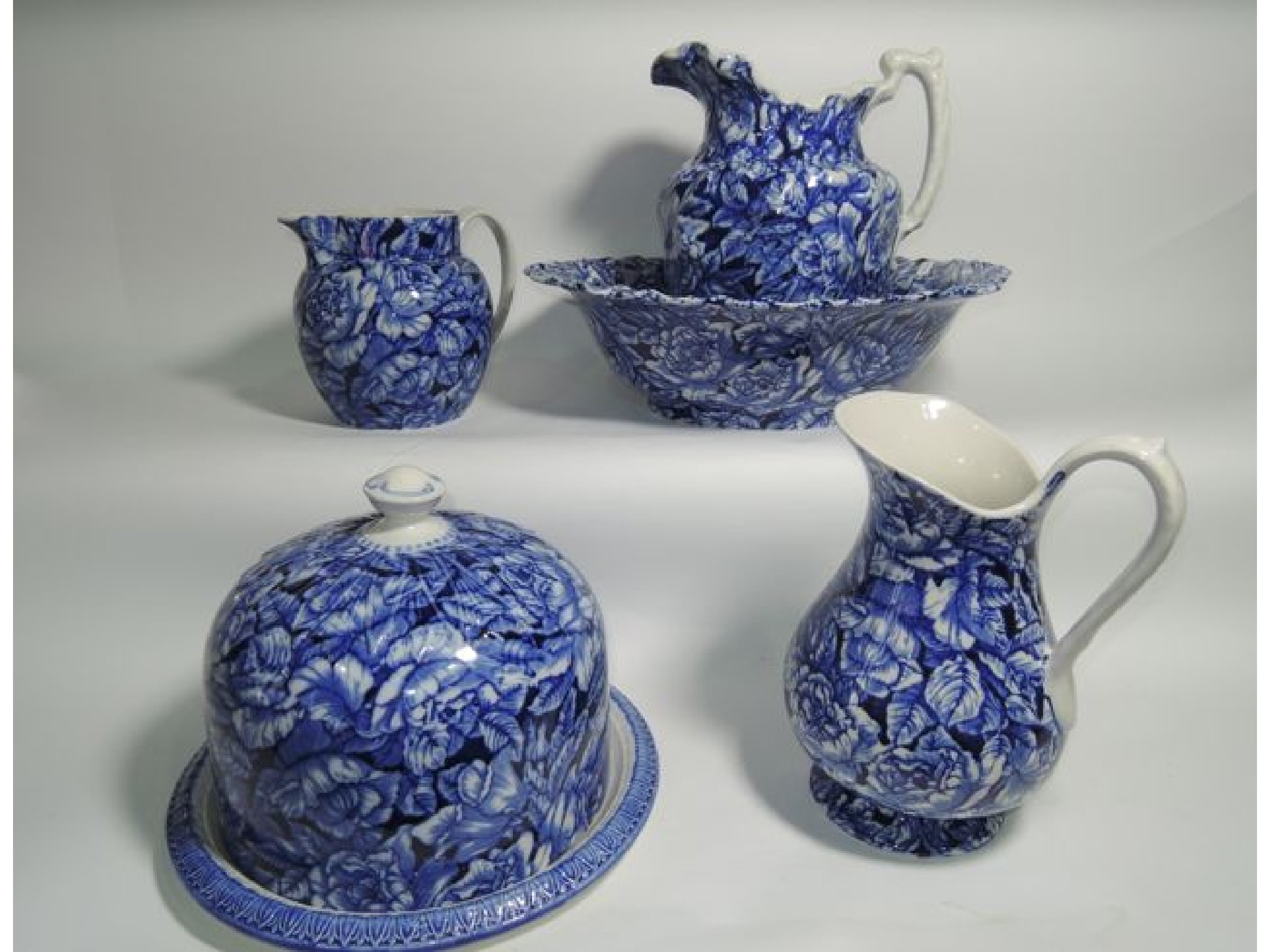 Appraisal: A collection of reproduction ironstone china wares in the Blakeney