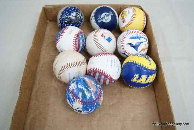 Appraisal: Baseball Souvenir Collectibles lookThis is for different baseballs available at