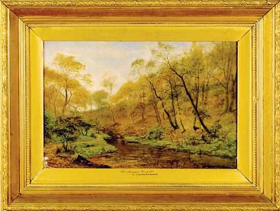 Appraisal: Arthur Blackburn British late th early th century AUTUMN TIME