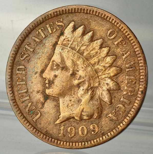 Appraisal: -S Indian Head Cent Description Difficult coin to find Condition