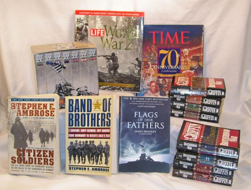 Appraisal: Military Books and Videos World War II The War Chronicles