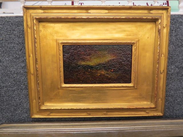 Appraisal: Hudson Mindell Kitchell oil Glimpse of Evening Sky tonalist style