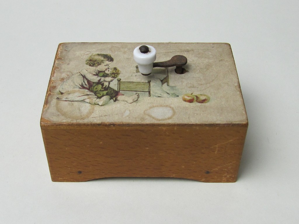 Appraisal: Nursery music box