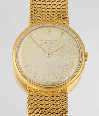 Appraisal: A Patek Philippe Gentleman's k Gold Watch and Bracelet Ref