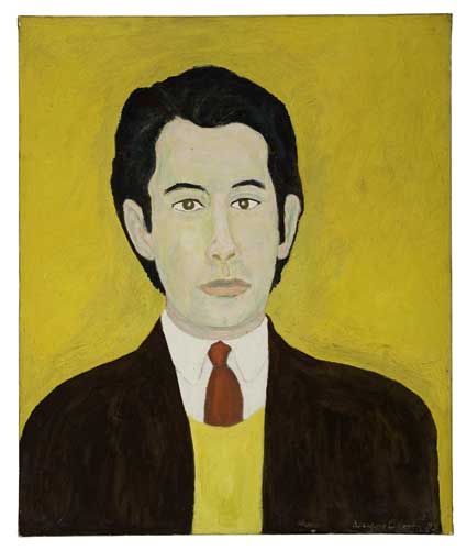 Appraisal: BEAUFORD DELANEY - Portait of Henri Chahine Oil on canvas