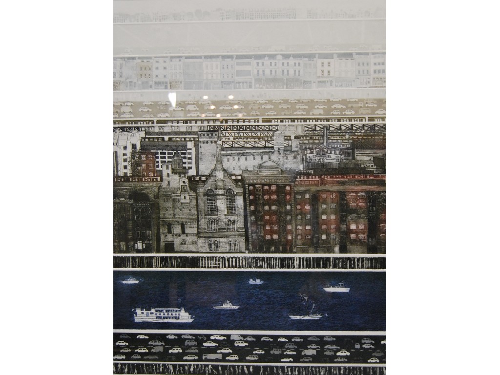 Appraisal: Brendon Hastings - 'City Scape' ltd ed print fore-edge signed