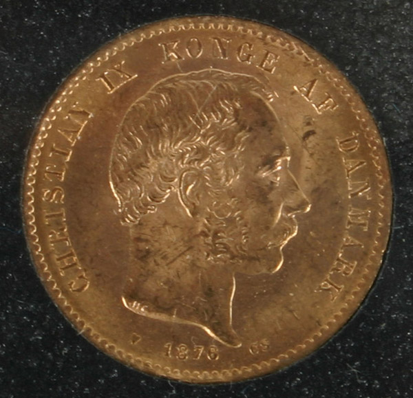 Appraisal: Denmark Gold Kroner Christian IX