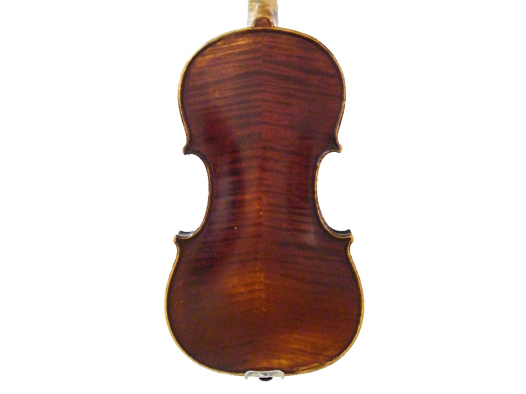 Appraisal: Early th century French violin ascribed to Emile Boulangeot unlabelled