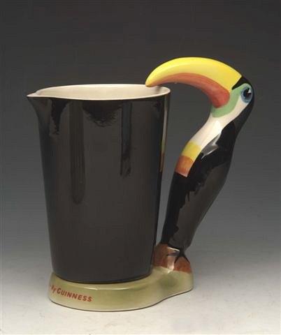 Appraisal: A CARLTON WARE GUINNESS TOUCAN ADVERTISING FIGURE modelled as a