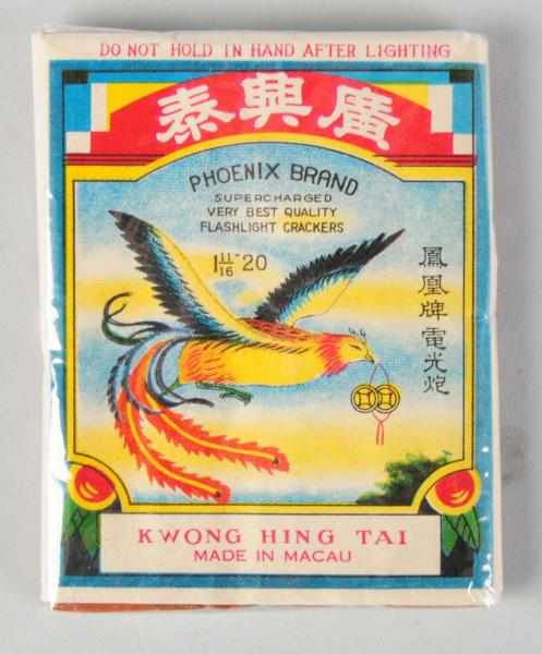 Appraisal: Phoenix Brand -Pack Firecrackers Class Manufactured by Kwong Hing Tai