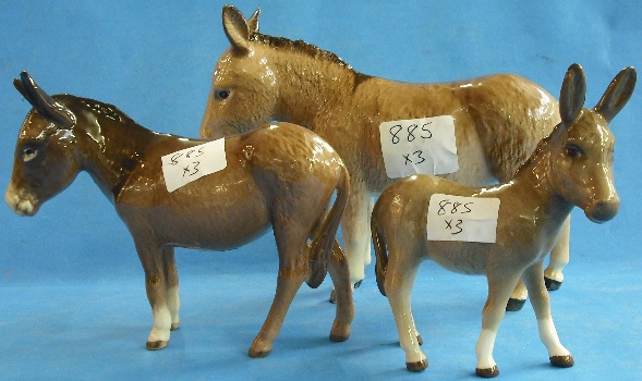 Appraisal: Beswick model of Donkey Donkey Foal and Donkey