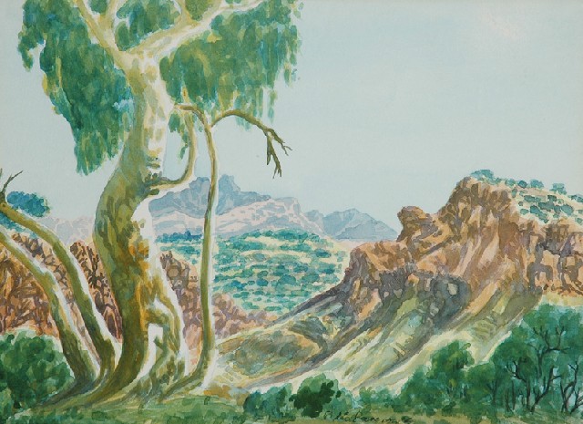 Appraisal: PARERPO O OTTO PAREROULTJA Hermannsburg Mission NT - Untitled watercolour