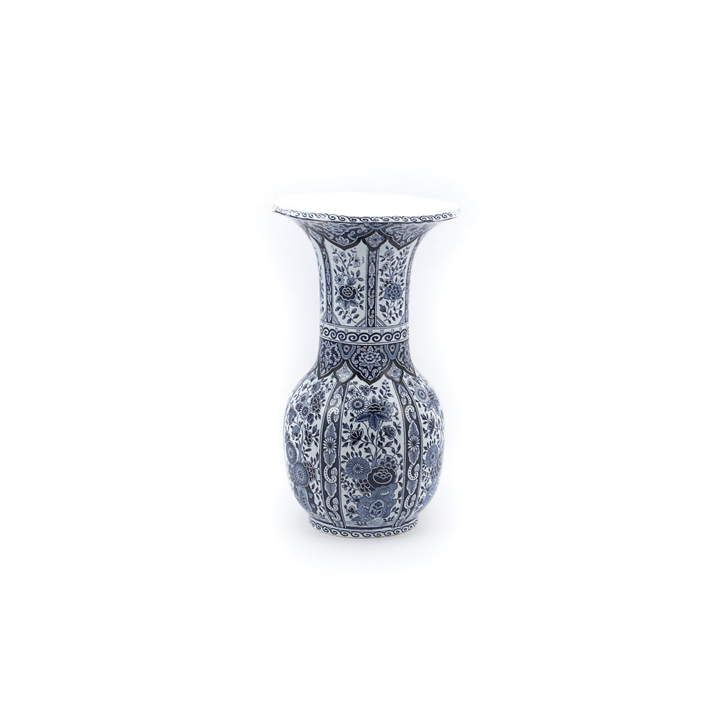 Appraisal: Delft Blue and White Porcelain Vase Height inches