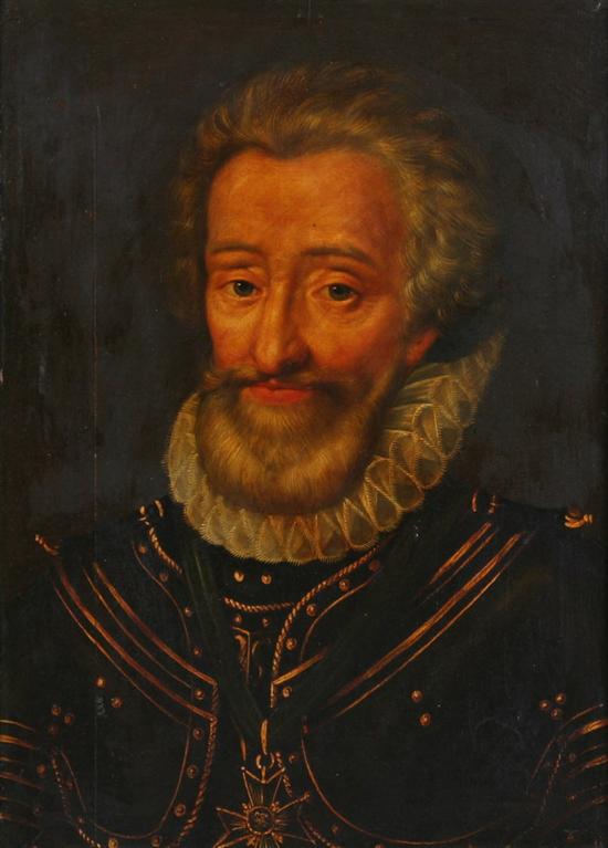 Appraisal: ENGLISH OR CONTINENTAL SCHOOL th century PORTRAIT OF A GENTLEMAN