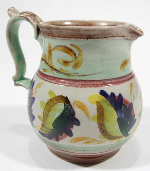 Appraisal: Denby stoneware jug with hand painted decoration by Glyn Colledge