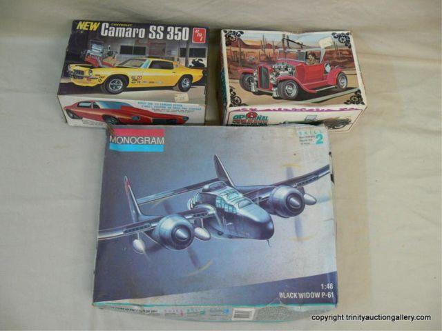 Appraisal: Three - 's Model Kits USA Made Includes AMT Car