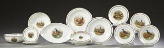 Appraisal: Seventy-Three Piece Set of Porcelain Dinnerware th c by PL