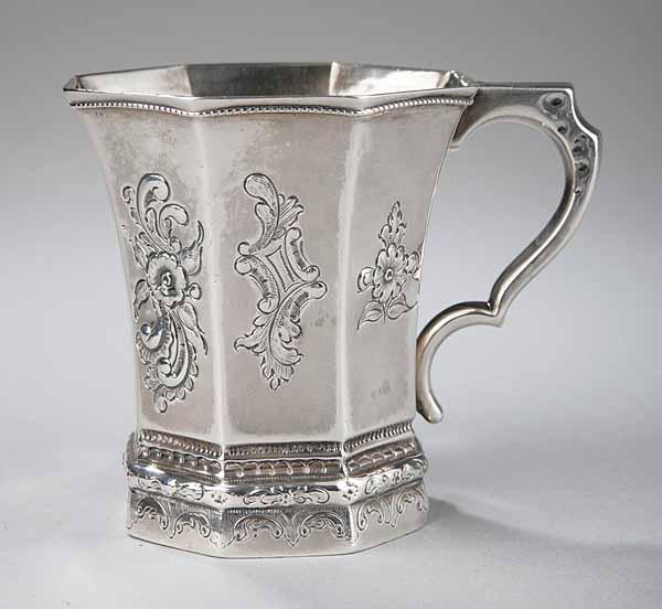 Appraisal: An American Coin Silver Presentation Cup I I Clark Co