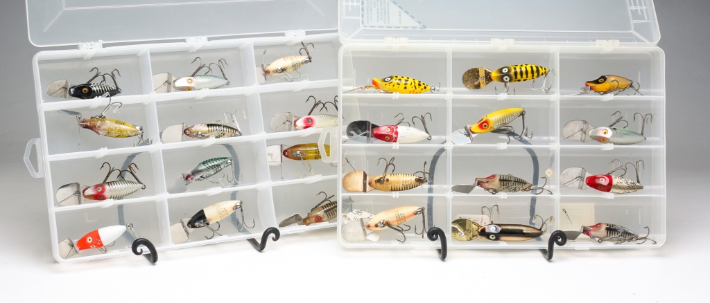 Appraisal: TWENTY-FOUR HEDDON RIVER RUNT FISHING LURES American second half- th