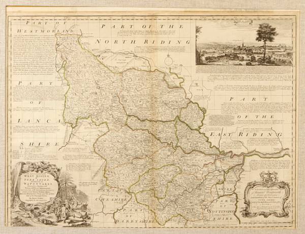 Appraisal: Map--Yorkshire Bowen Emmanuel An Accurate Map of West Riding of