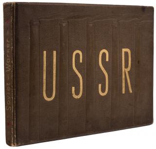 Appraisal: ALEXANDER RODCHENKO ILLUSTRATOR THE SOVIET WORKER PHOTO-ALBUM FIRST EDITION RODCHENKO