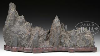 Appraisal: SCHOLAR'S ROCK th century China The natural formation giving the