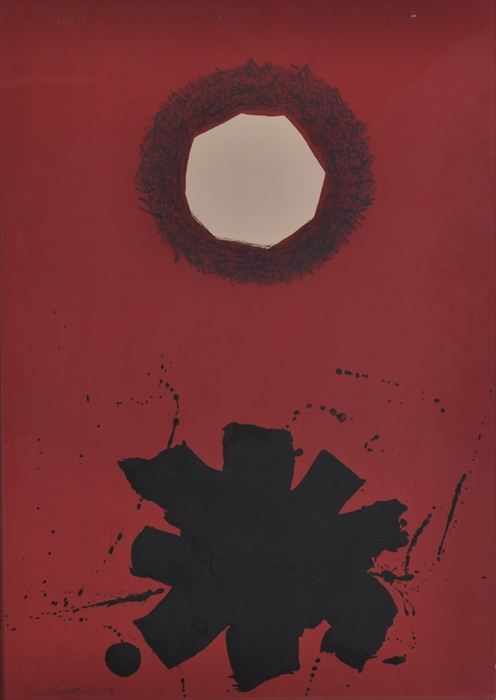 Appraisal: ADOLPH GOTTLIEB - BEACON Serigraph in colors x in sheet