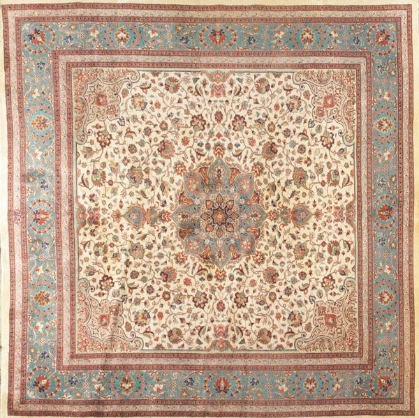 Appraisal: TABRIZ Handwoven Iranian rug th C x