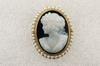 Appraisal: BROOCH - Victorian oval hardstone cameo set in K yellow