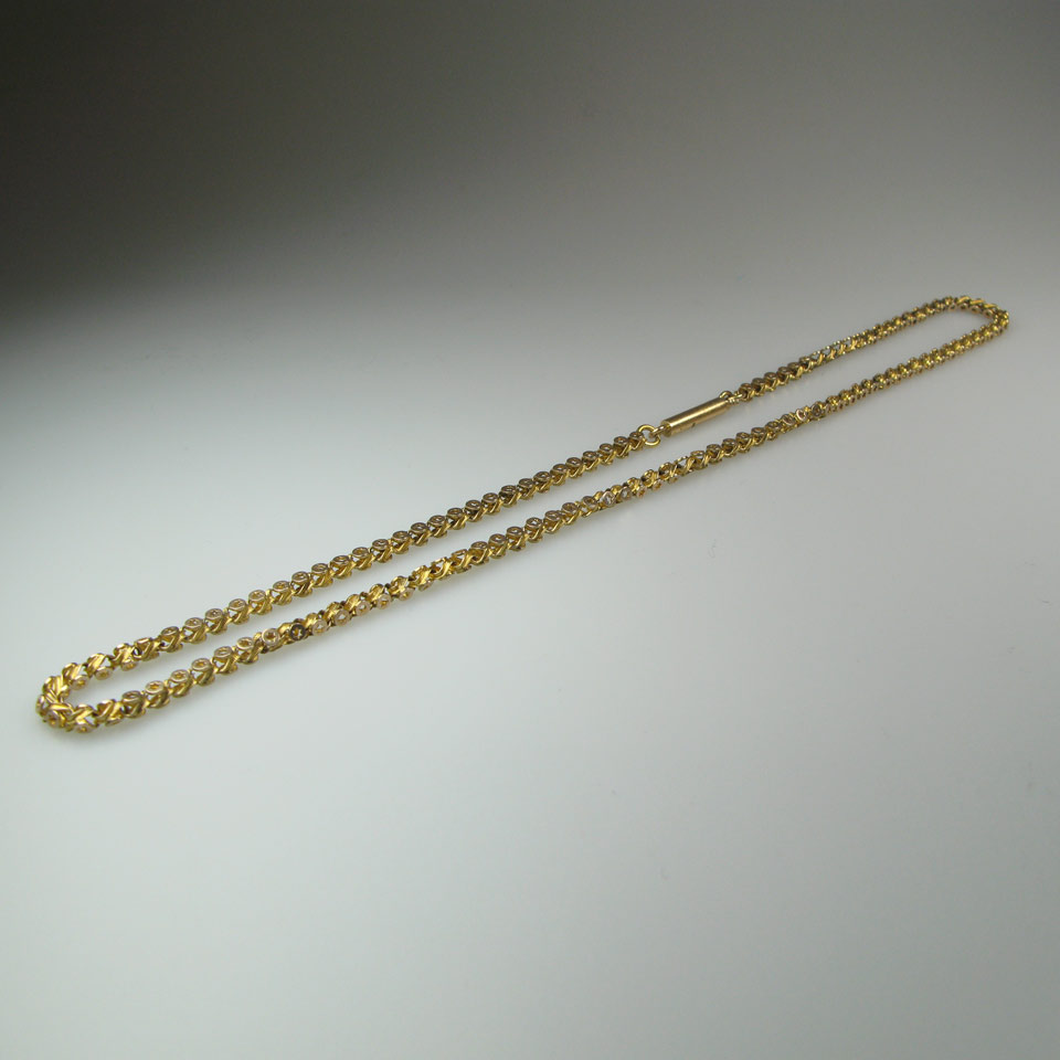 Appraisal: k Yellow Gold Hand-Made Chain length in cm g