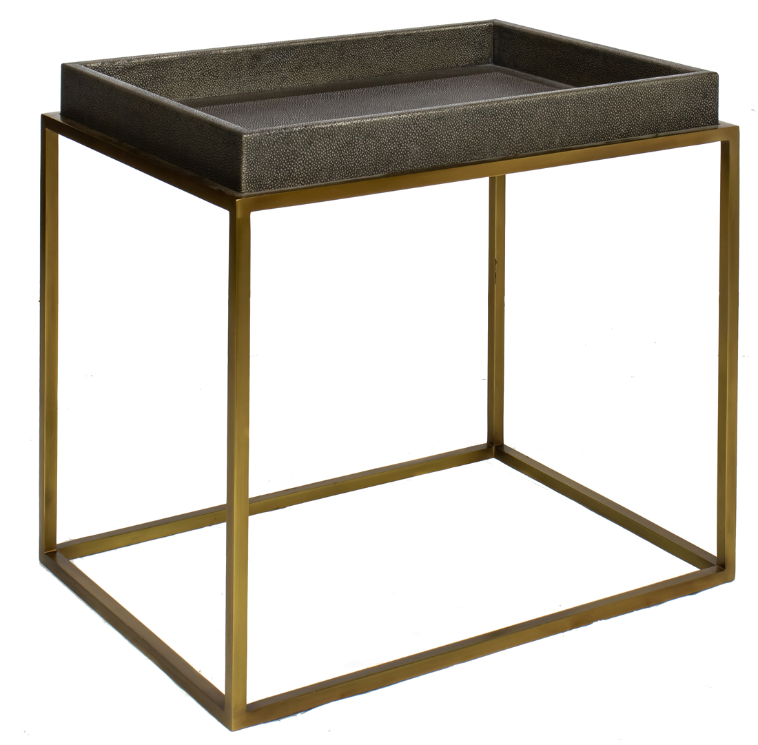 Appraisal: Restoration Hardware Hudson Tray Side Table designed by Anthony Cox