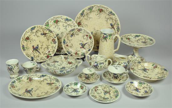 Appraisal: Marlborough Pattern Dinnerware by Cauldon England pieces total dinnerware set