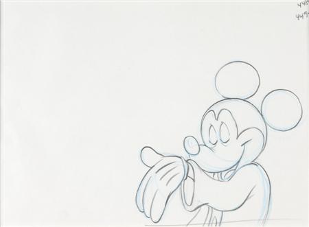 Appraisal: Original Illustration - Walt Disney Studio Mickey Mouse three preparatory