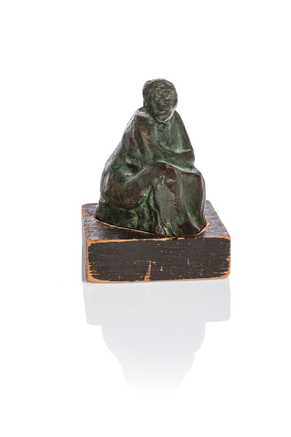 Appraisal: PABLO PICASSO Spanish - Femme Assise Seated Woman bronze signed