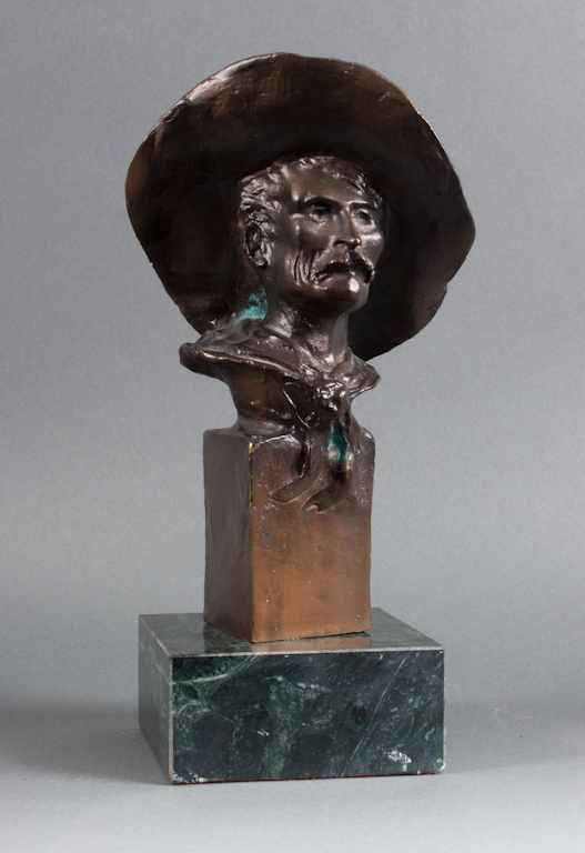 Appraisal: After Frederic S Remington American - ''The Sergeant '' bronze