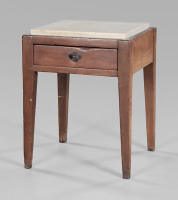 Appraisal: Southern Marble-Top Biscuit Table Tenn