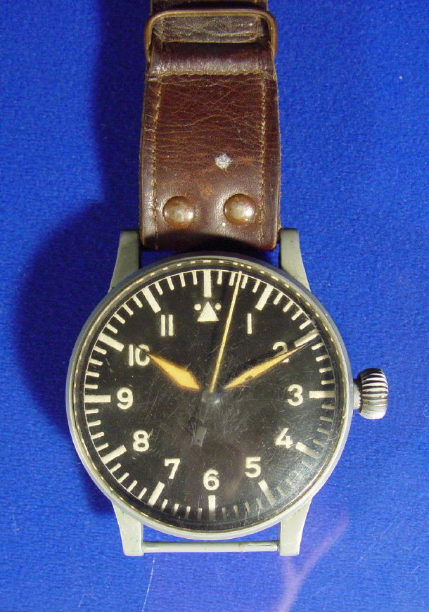 Appraisal: German Military Pilots watch with luminous hands inscribed RLM Nav