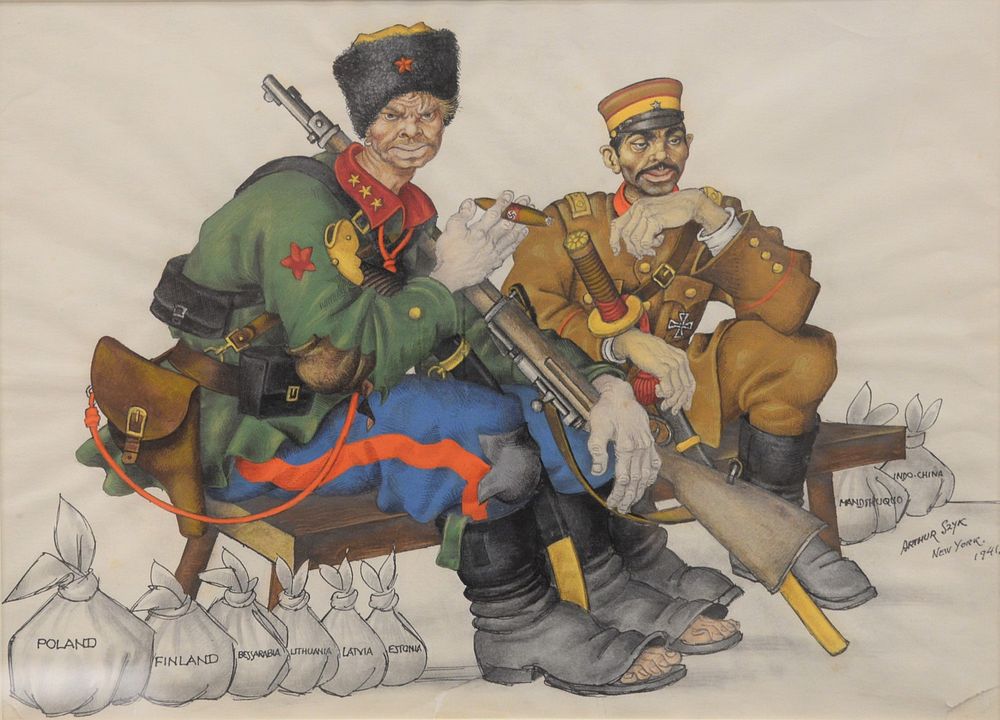 Appraisal: Arthur Szyk - The Russian and Japanese spoils of war