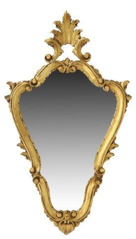 Appraisal: Italian Florentine gilt mirror early th c having large foliate