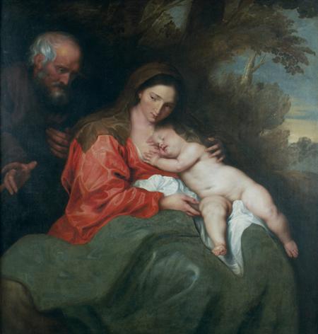 Appraisal: School of Sir Anthony van Dyck The Holy Family Estimate