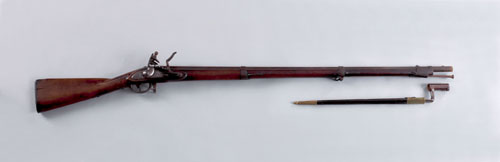 Appraisal: Model US Springfield flintlock musket caliber the barrel tang dated